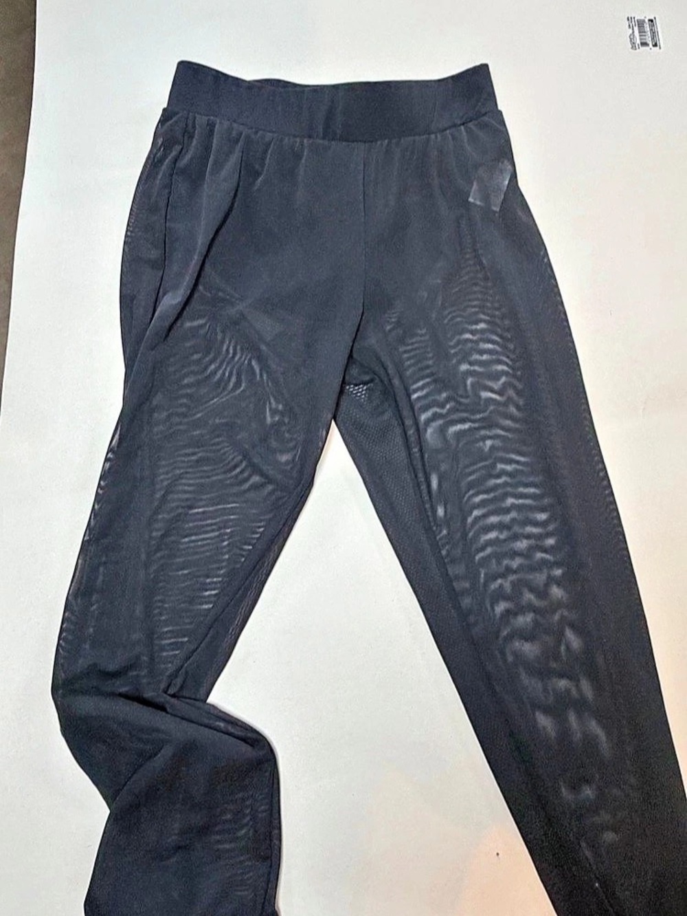 Balera Black Performance mesh Leggings Size IC like new